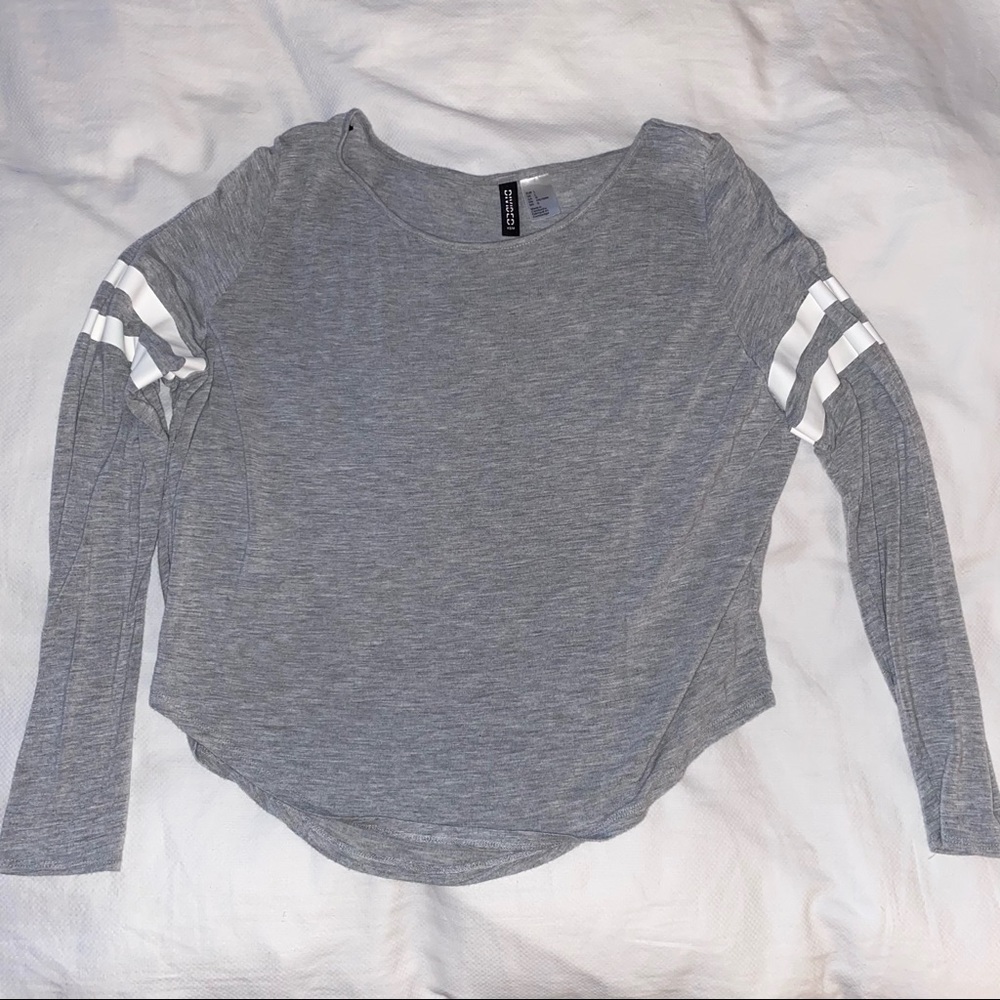 H&M grey jersey tee